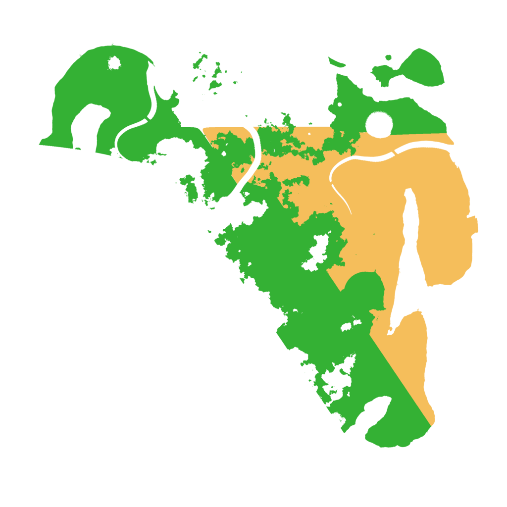 Biome Rust Map: Procedural Map, Size: 3500, Seed: 226017956