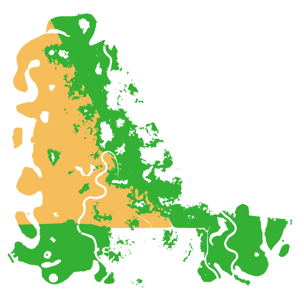 Biome Rust Map: Procedural Map, Size: 6000, Seed: 836429095