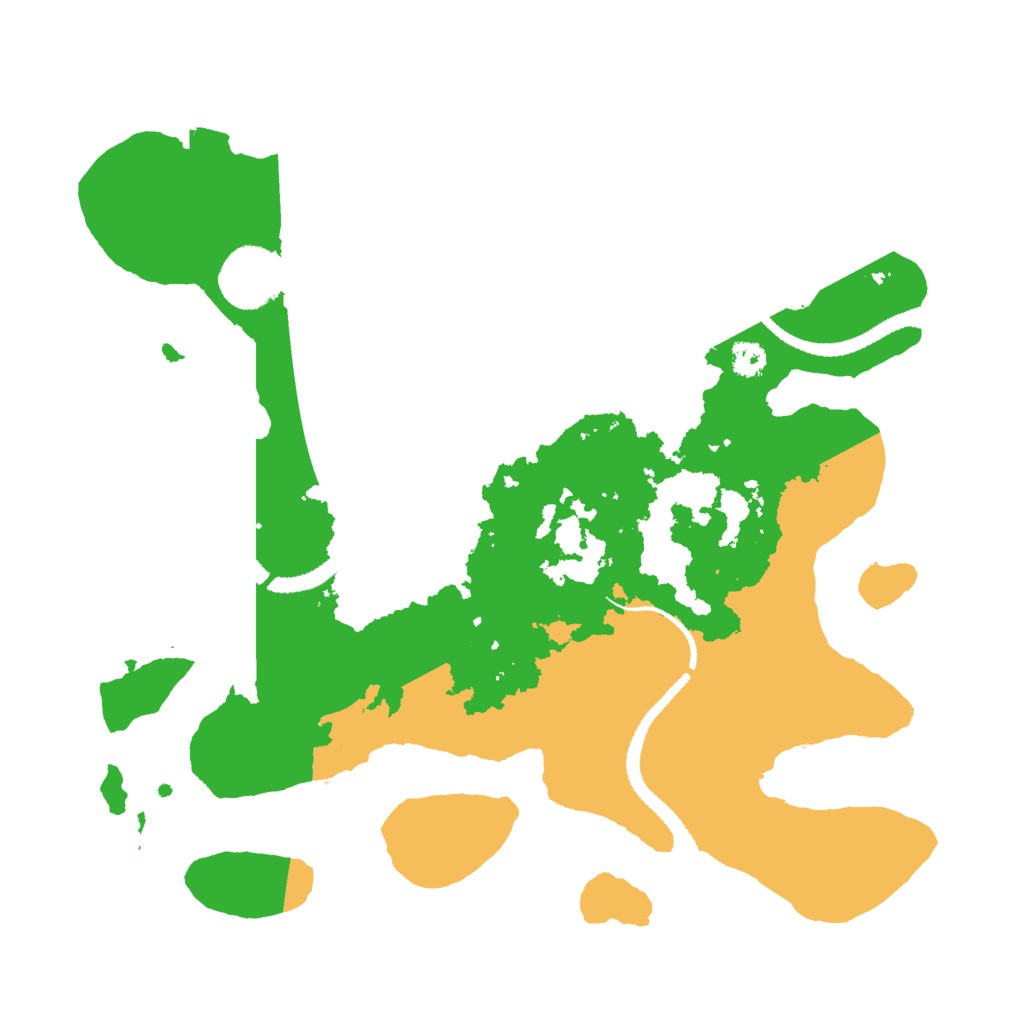 Biome Rust Map: Procedural Map, Size: 3000, Seed: 85445