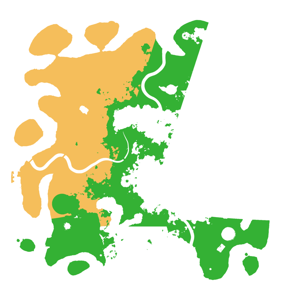 Biome Rust Map: Procedural Map, Size: 4000, Seed: 25150836