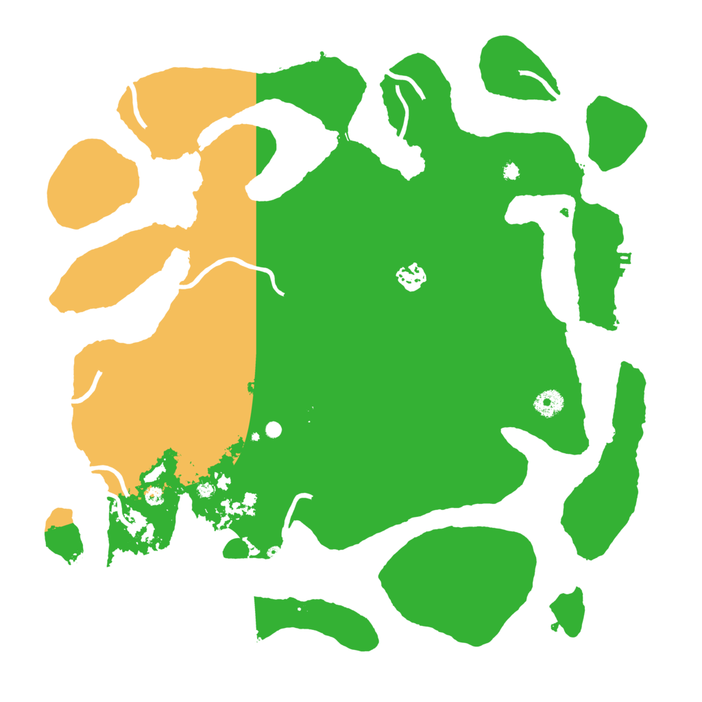 Biome Rust Map: Procedural Map, Size: 3800, Seed: 768543