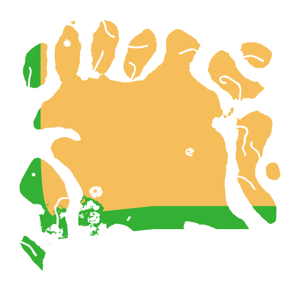 Biome Rust Map: Procedural Map, Size: 3700, Seed: 79564456