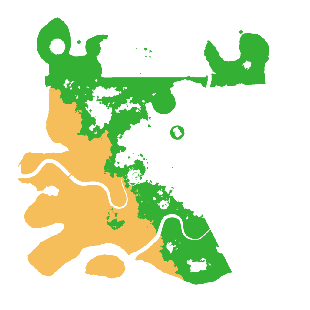 Biome Rust Map: Procedural Map, Size: 3500, Seed: 1920259485