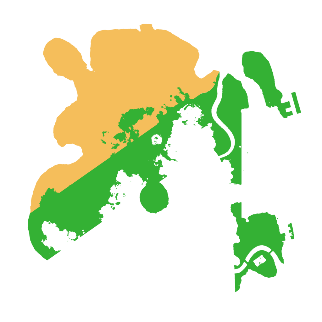 Biome Rust Map: Procedural Map, Size: 3000, Seed: 1658694243