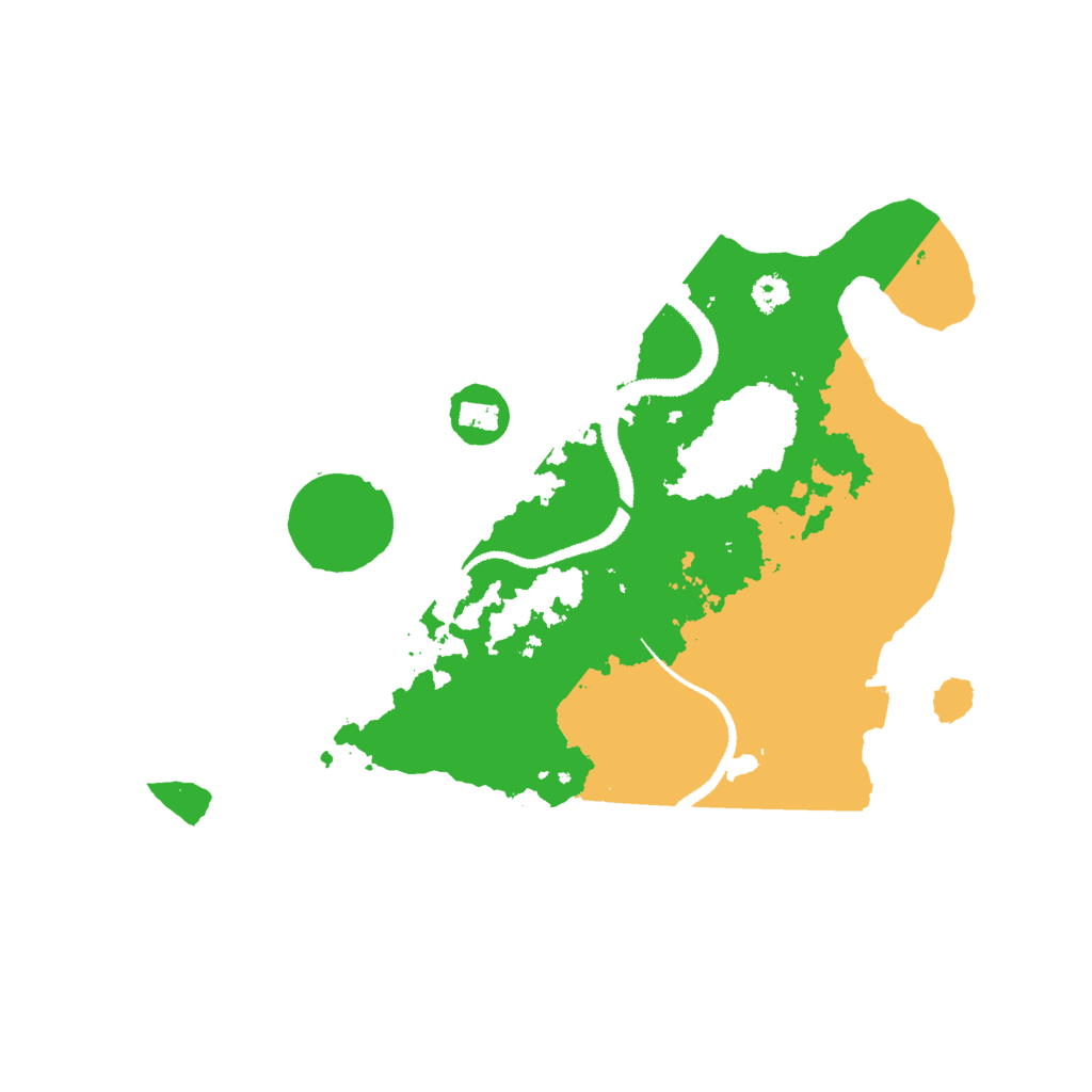 Biome Rust Map: Procedural Map, Size: 3000, Seed: 1552418129