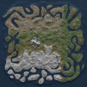 Thumbnail Rust Map: Procedural Map, Size: 6000, Seed: 1082021, 19 Monuments