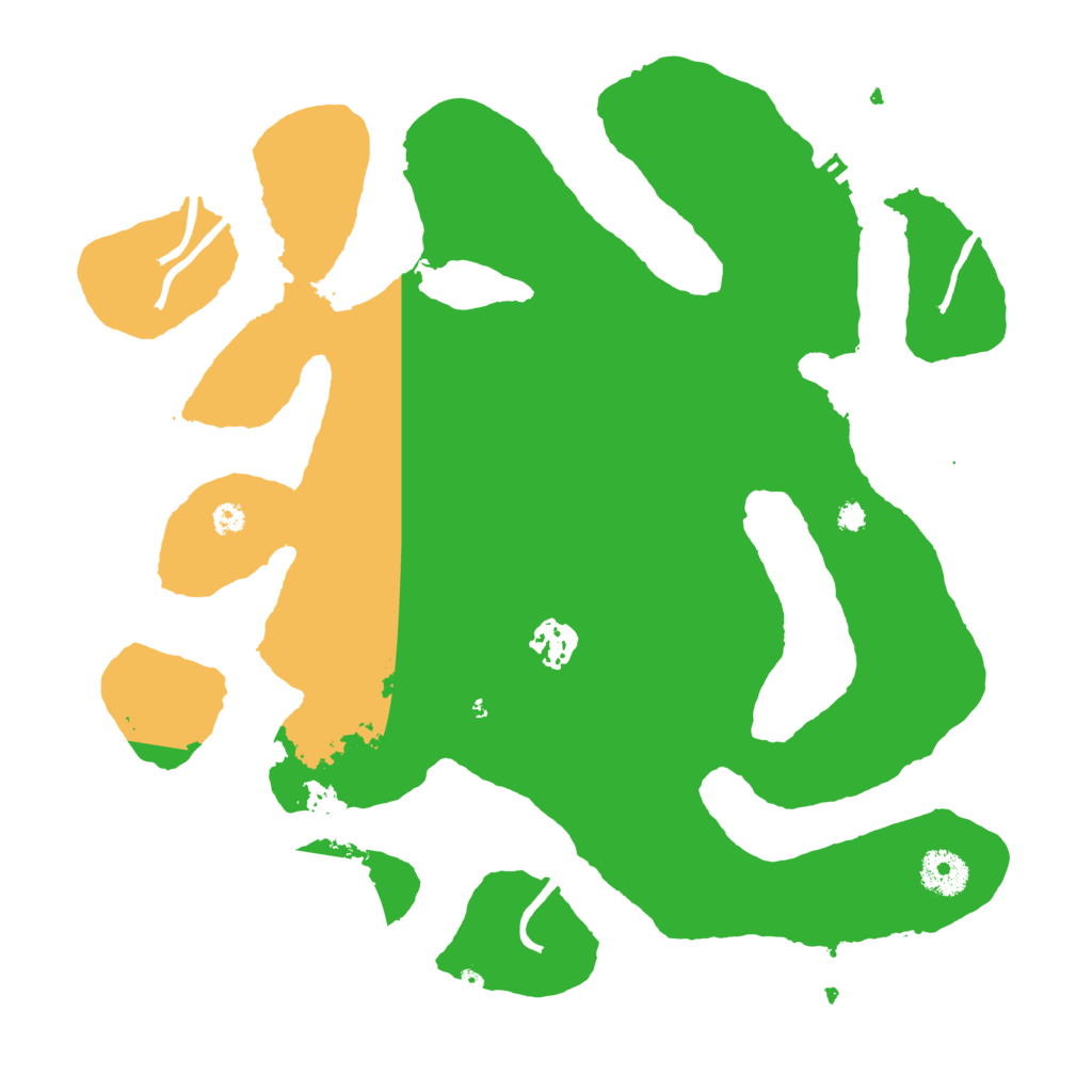 Biome Rust Map: Procedural Map, Size: 3500, Seed: 35256993