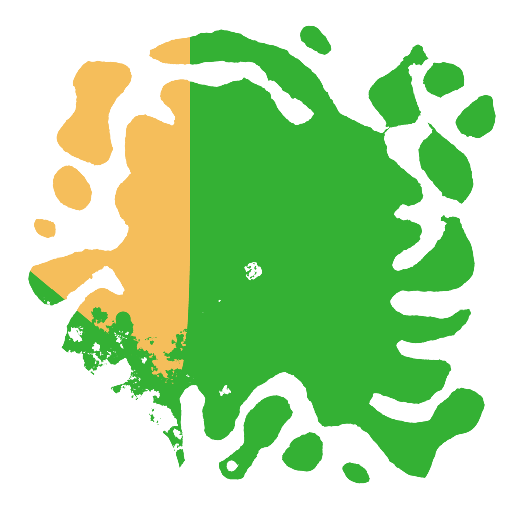 Biome Rust Map: Barren, Size: 4500, Seed: 4875