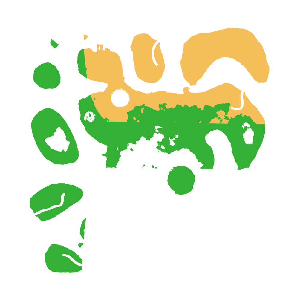 Biome Rust Map: Procedural Map, Size: 3000, Seed: 92563971