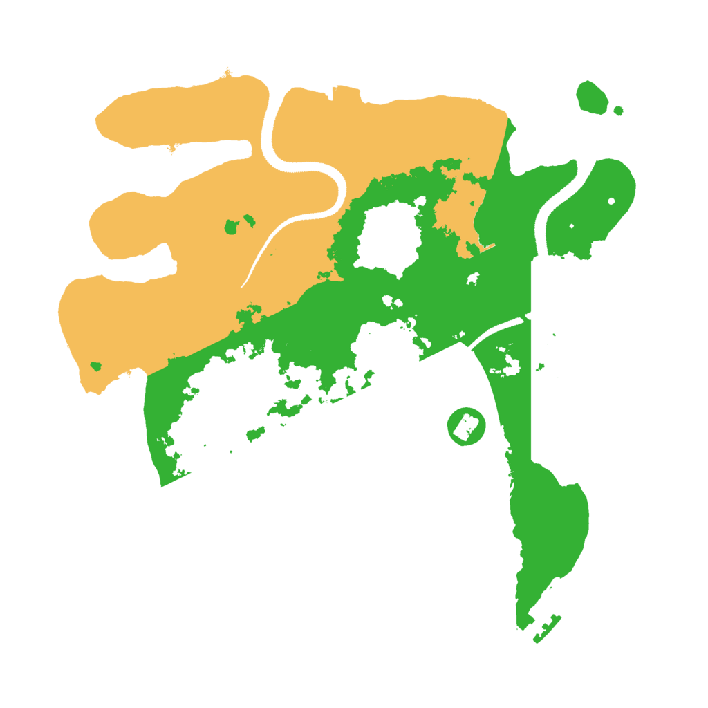 Biome Rust Map: Procedural Map, Size: 3000, Seed: 720257672