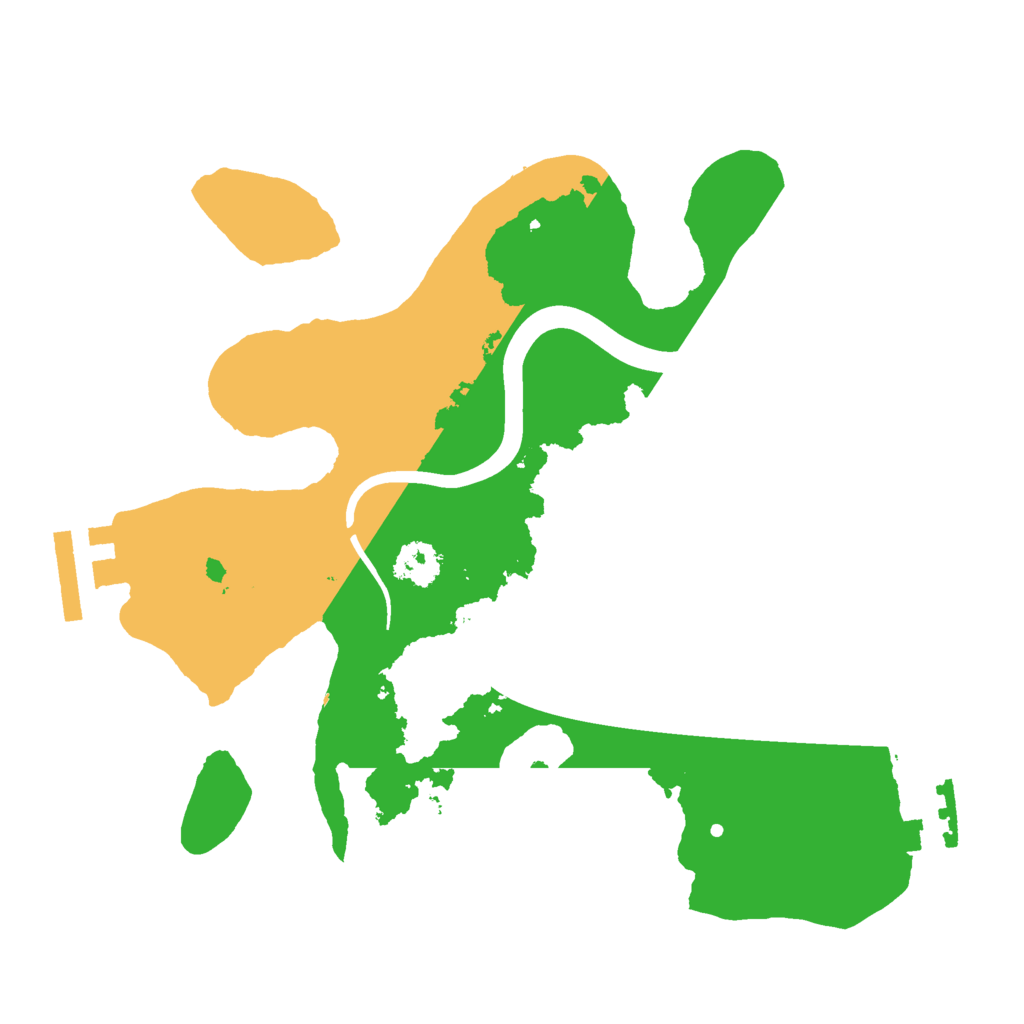 Biome Rust Map: Procedural Map, Size: 2300, Seed: 1325152