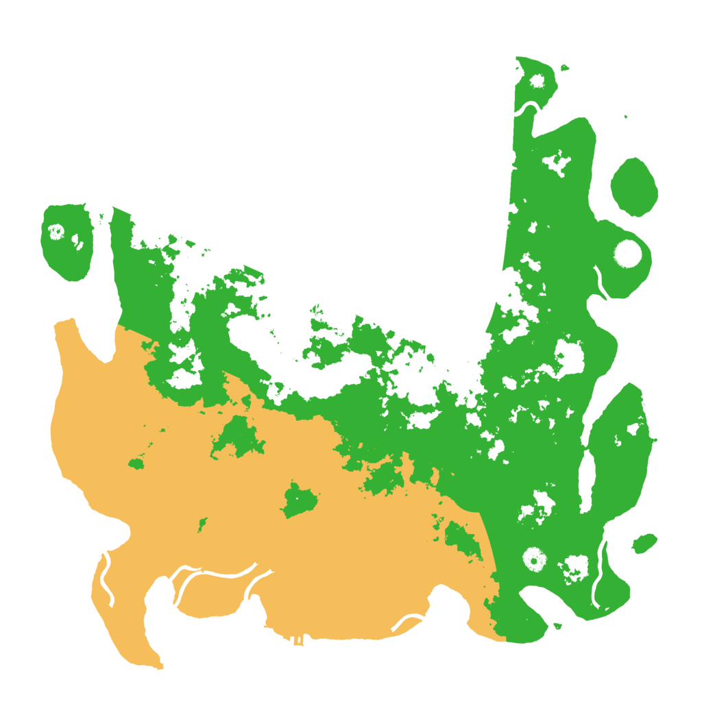 Biome Rust Map: Procedural Map, Size: 4500, Seed: 1930613023