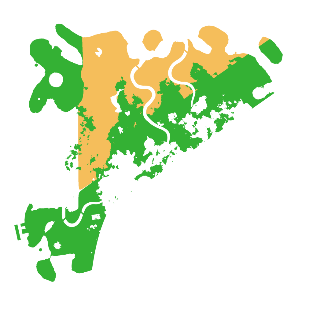 Biome Rust Map: Procedural Map, Size: 4000, Seed: 28015