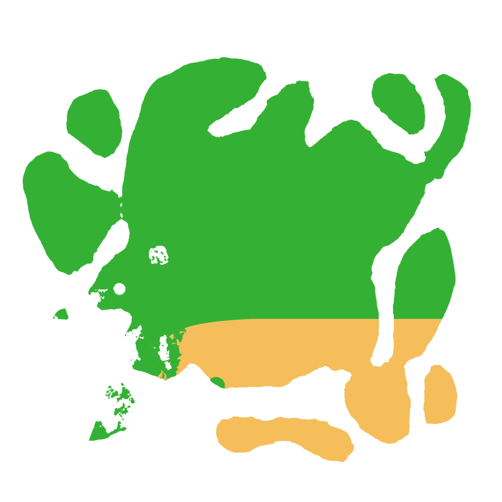 Biome Rust Map: Barren, Size: 3800, Seed: 114605009