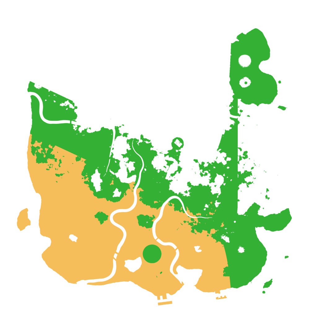 Biome Rust Map: Procedural Map, Size: 4500, Seed: 64213262