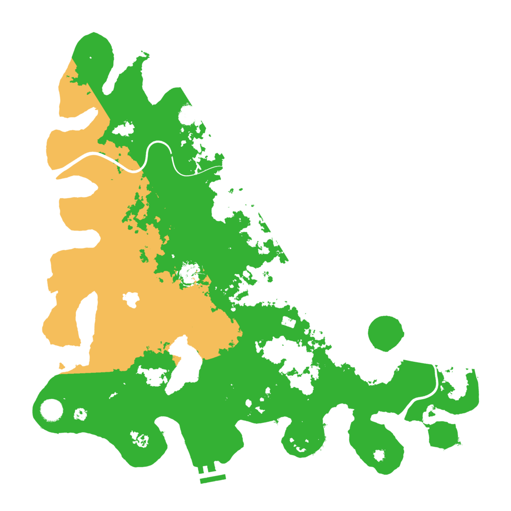 Biome Rust Map: Procedural Map, Size: 4000, Seed: 5252