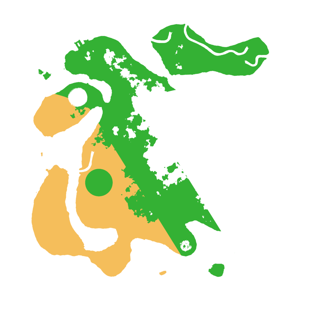 Biome Rust Map: Procedural Map, Size: 3000, Seed: 35641