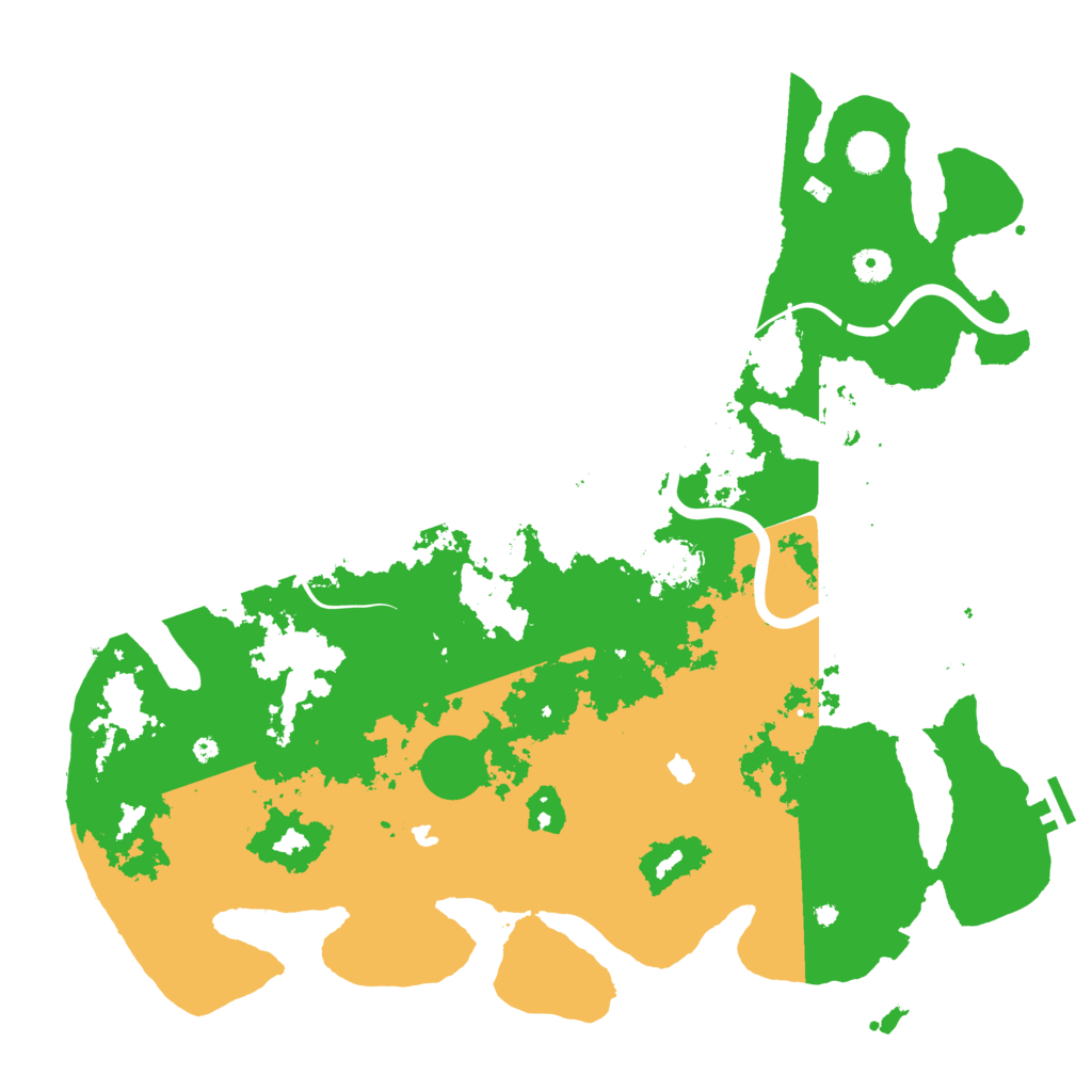 Biome Rust Map: Procedural Map, Size: 4500, Seed: 572502988