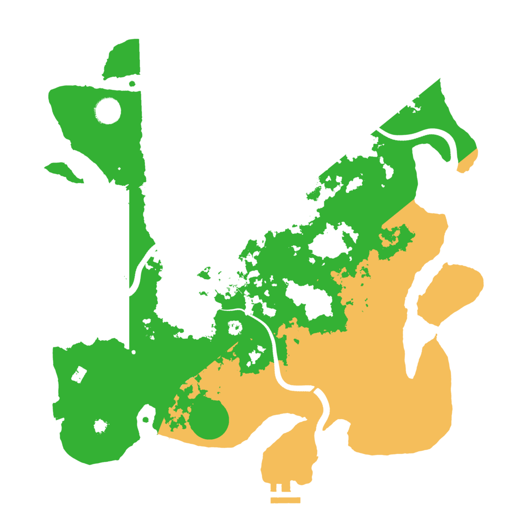 Biome Rust Map: Procedural Map, Size: 3500, Seed: 785932986