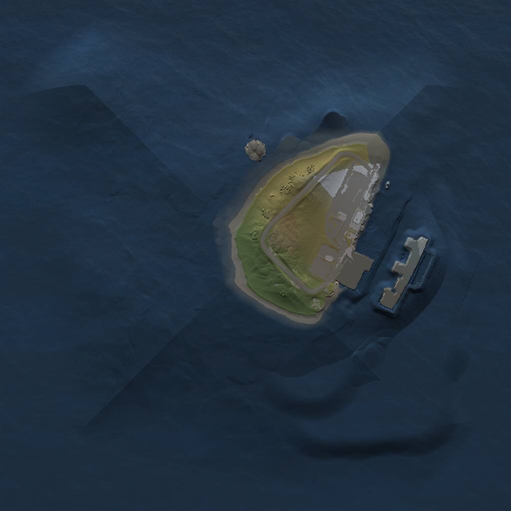 Rust Map: Procedural Map, Size: 1000, Seed: 1656878559, 2 Monuments