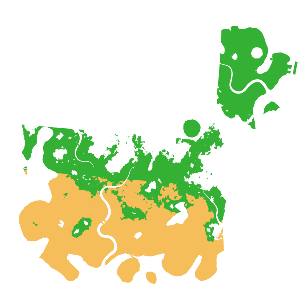 Biome Rust Map: Procedural Map, Size: 4700, Seed: 1234