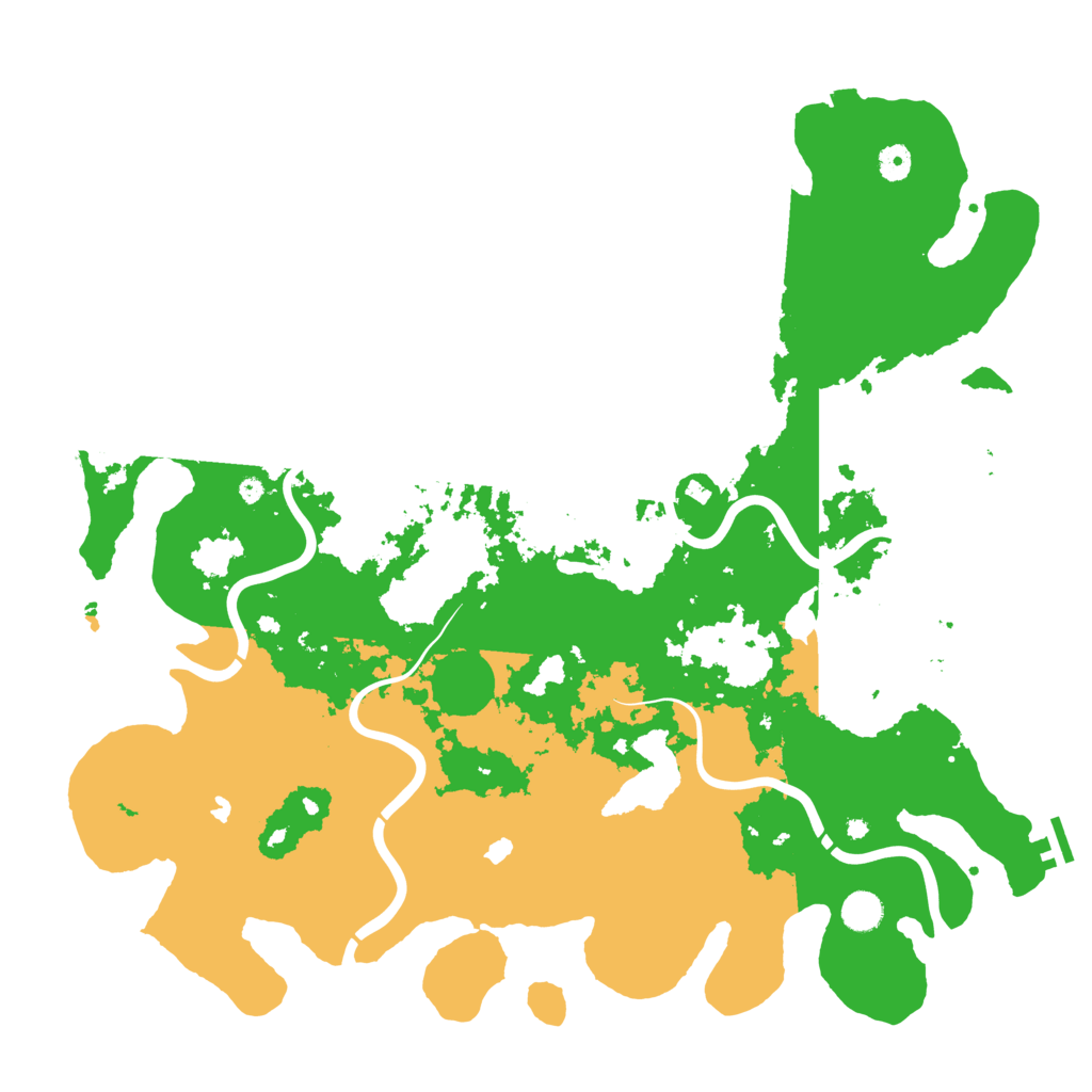 Biome Rust Map: Procedural Map, Size: 4700, Seed: 1234