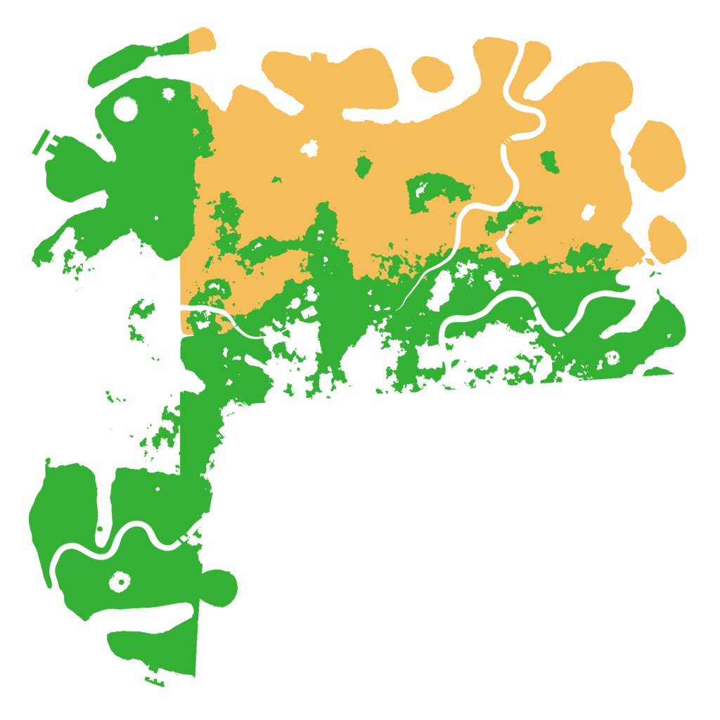 Biome Rust Map: Procedural Map, Size: 5250, Seed: 201450