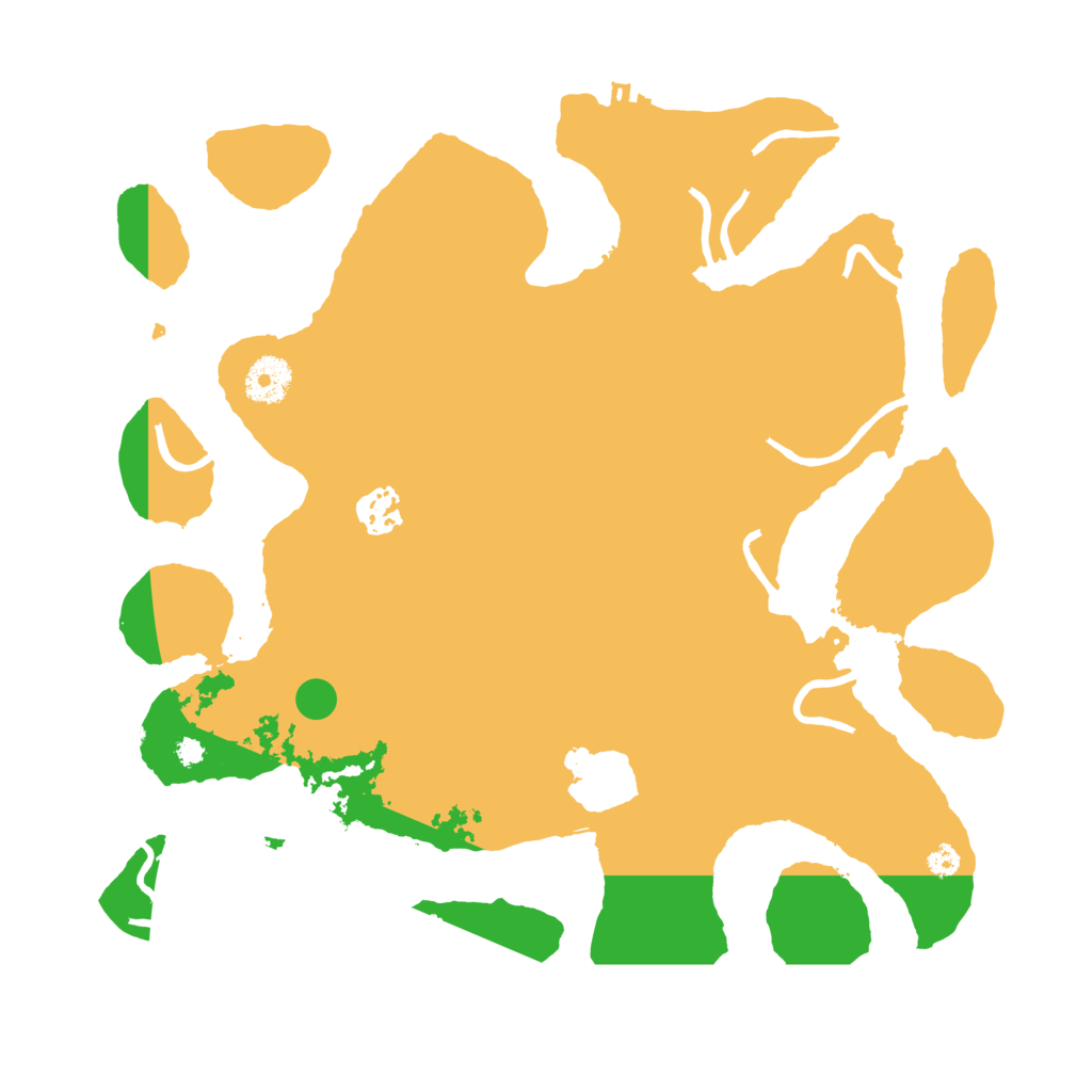 Biome Rust Map: Procedural Map, Size: 3500, Seed: 270821
