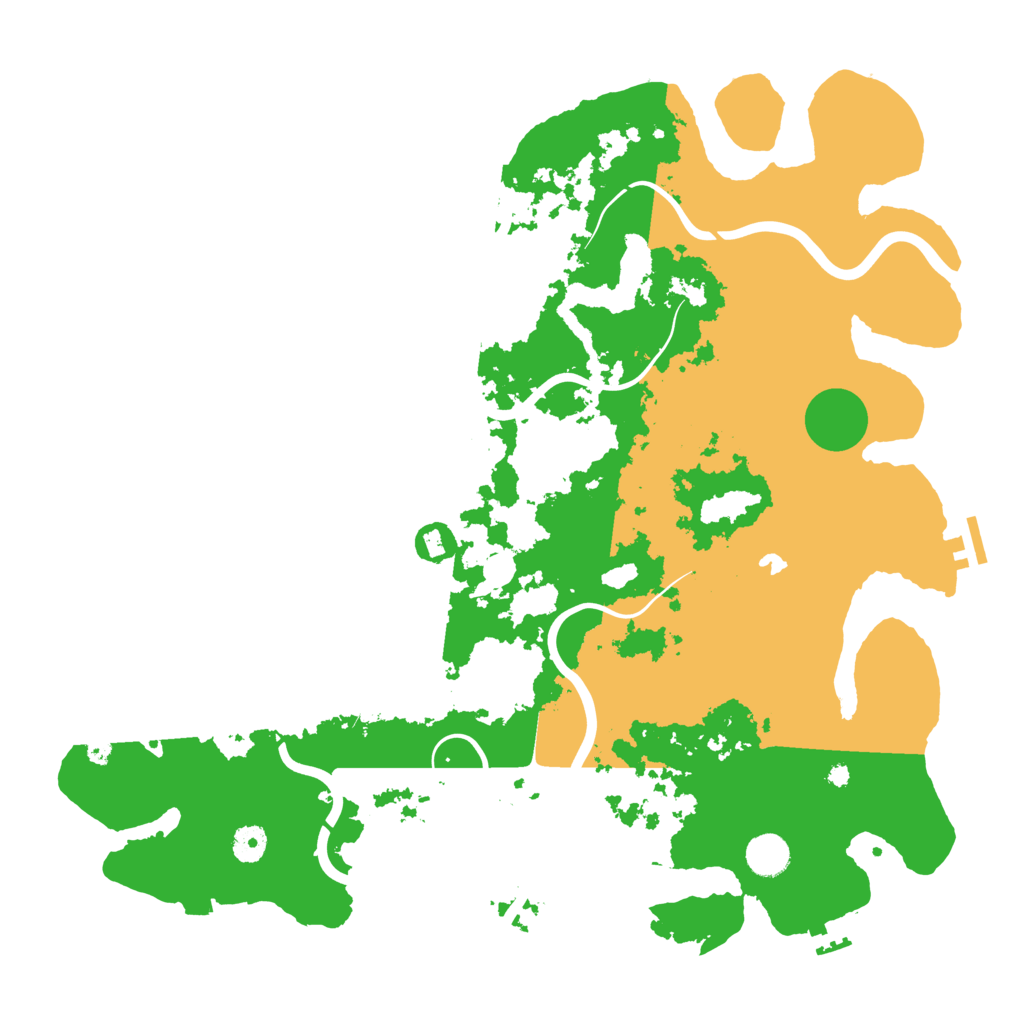 Biome Rust Map: Procedural Map, Size: 4300, Seed: 2026092734