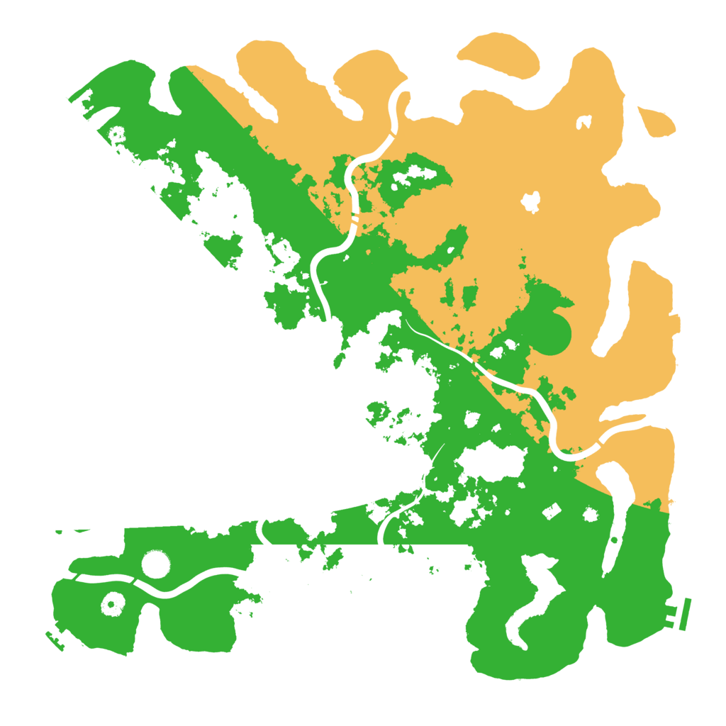Biome Rust Map: Procedural Map, Size: 4500, Seed: 1185257986