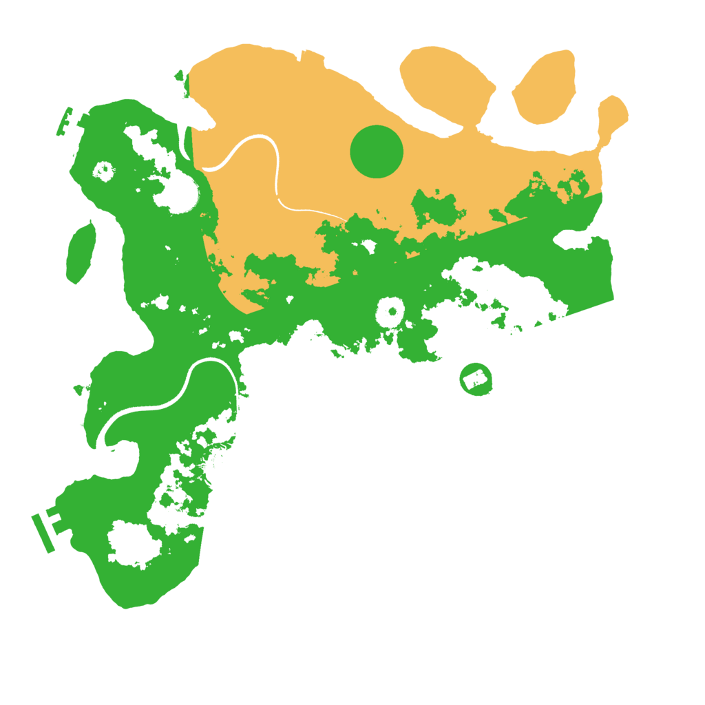 Biome Rust Map: Procedural Map, Size: 3500, Seed: 5572363