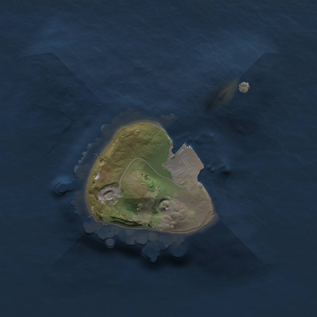 Rust Map: Procedural Map, Size: 1200, Seed: 200135095, 1 Monuments