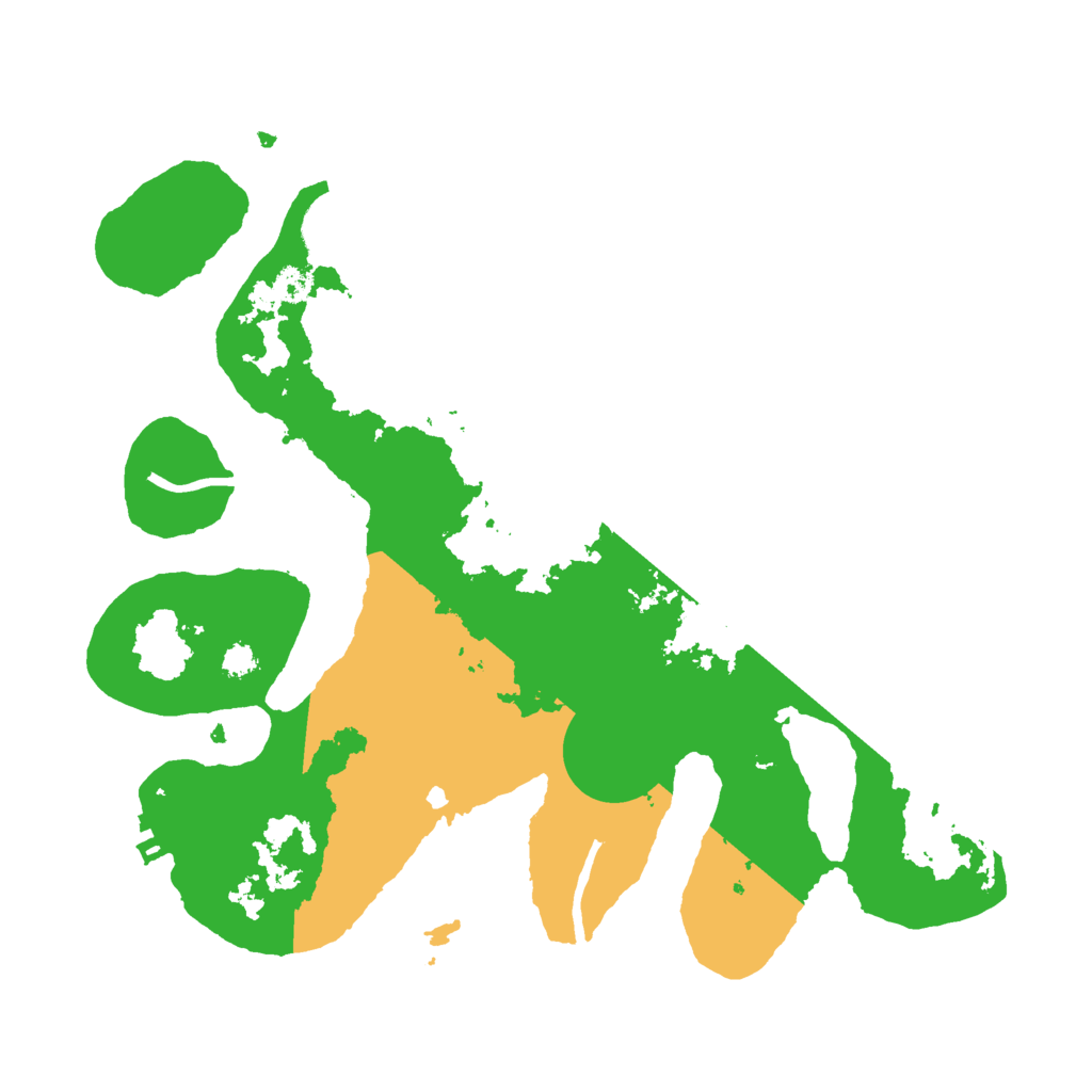 Biome Rust Map: Procedural Map, Size: 3000, Seed: 599859461