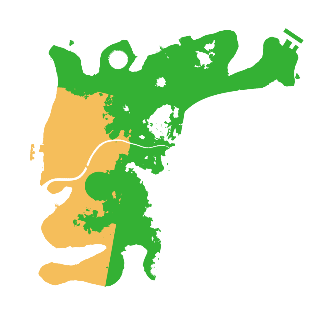 Biome Rust Map: Procedural Map, Size: 3000, Seed: 1206575021