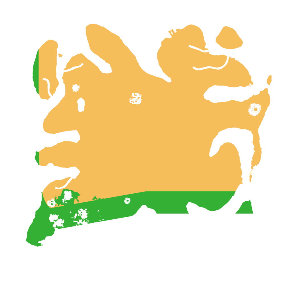 Biome Rust Map: Procedural Map, Size: 3500, Seed: 279101256