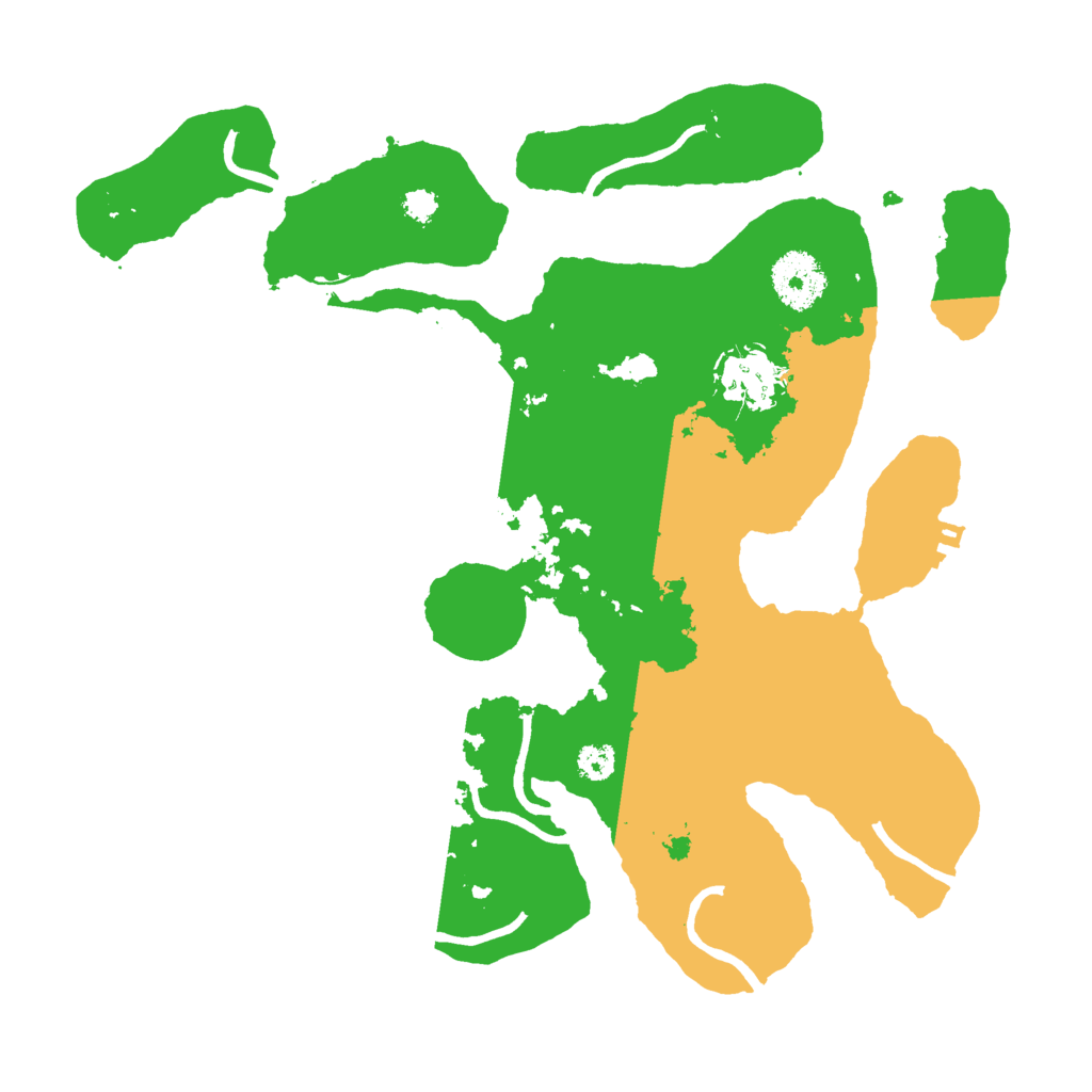 Biome Rust Map: Procedural Map, Size: 3000, Seed: 6346877