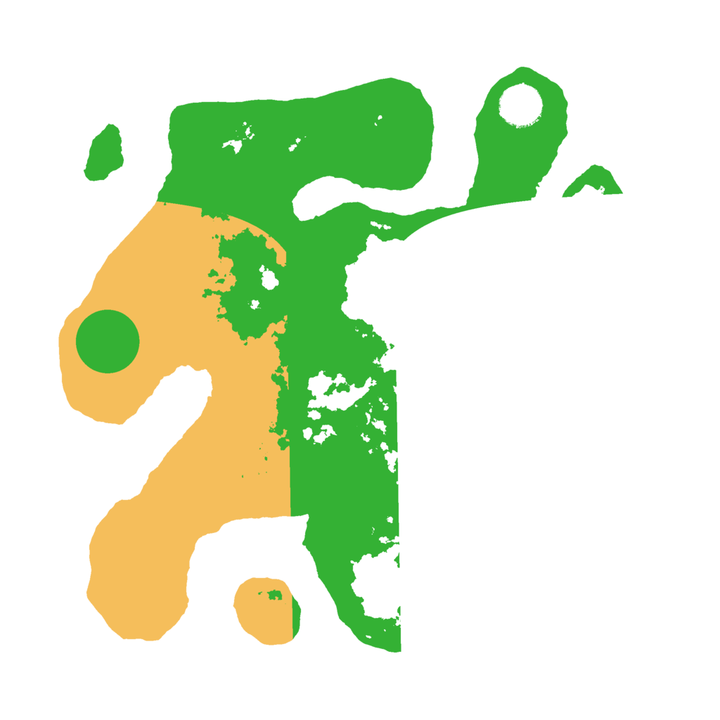 Biome Rust Map: Barren, Size: 3000, Seed: 417018