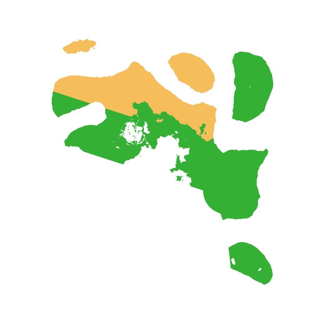 Biome Rust Map: Barren, Size: 2550, Seed: 51561