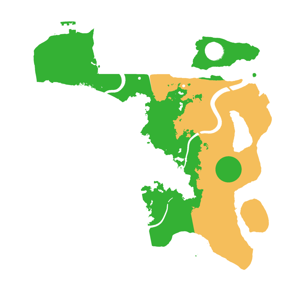 Biome Rust Map: Procedural Map, Size: 3000, Seed: 982714
