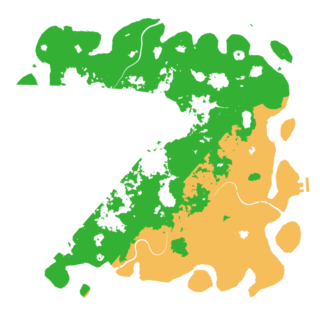 Biome Rust Map: Procedural Map, Size: 4500, Seed: 1607174987