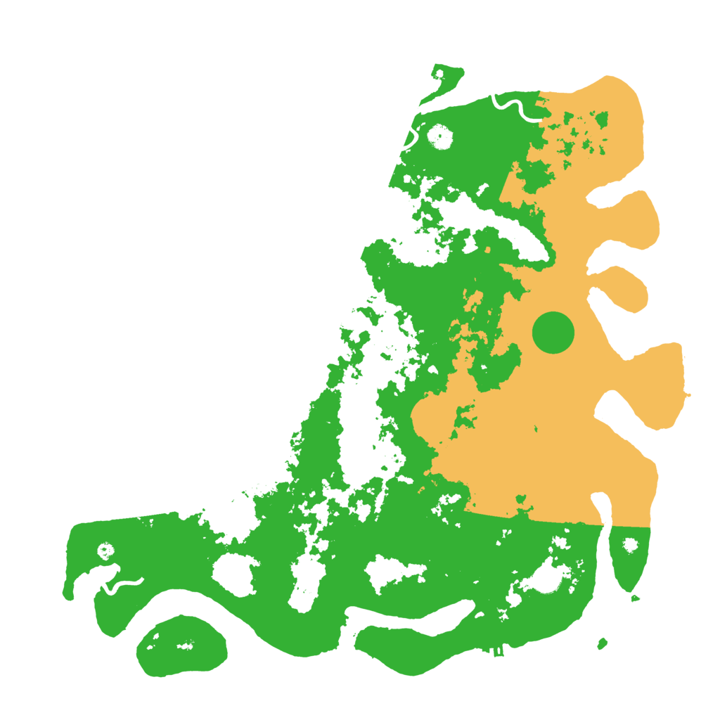 Biome Rust Map: Procedural Map, Size: 4500, Seed: 1660609191