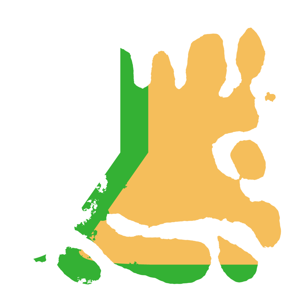 Biome Rust Map: Barren, Size: 3500, Seed: 1218403768