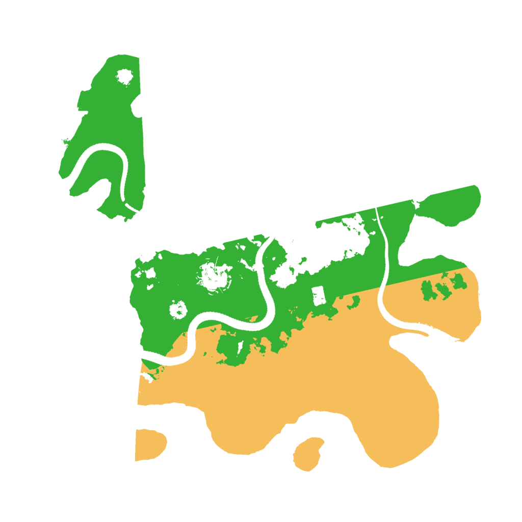 Biome Rust Map: Procedural Map, Size: 3000, Seed: 1290229898