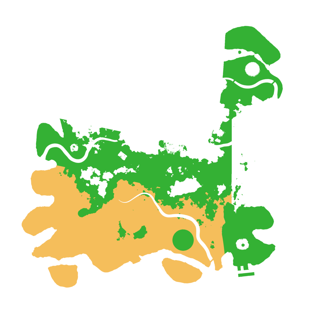 Biome Rust Map: Procedural Map, Size: 3850, Seed: 818454170