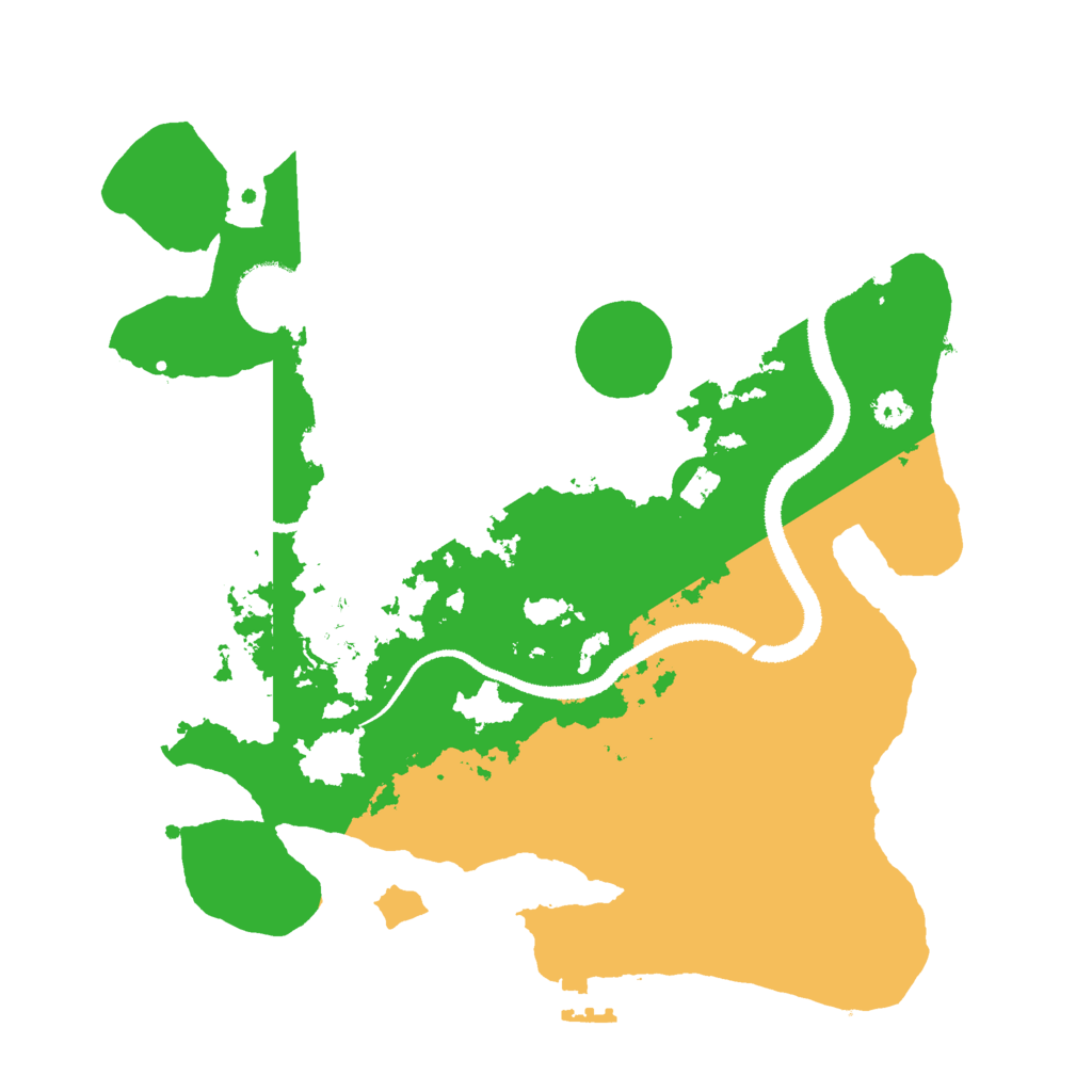 Biome Rust Map: Procedural Map, Size: 3000, Seed: 1306422009