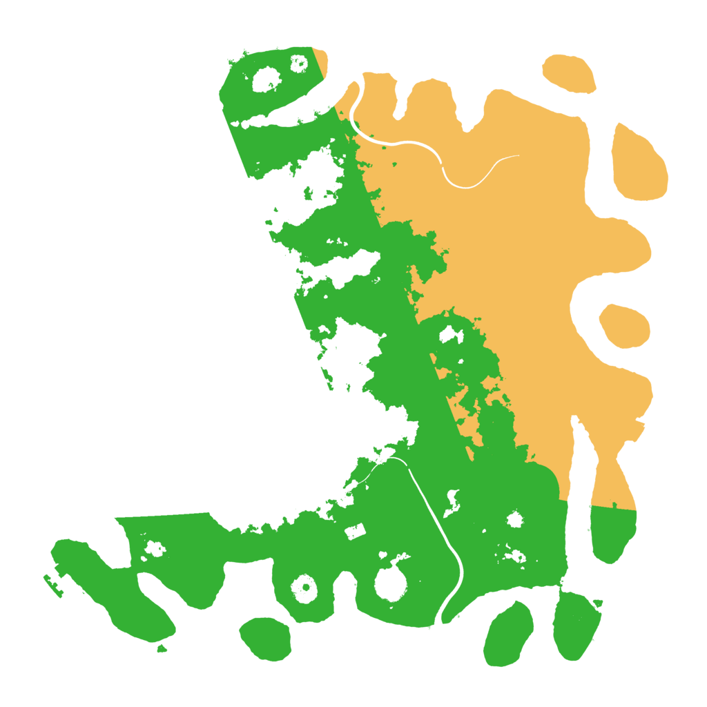 Biome Rust Map: Procedural Map, Size: 3950, Seed: 290272987