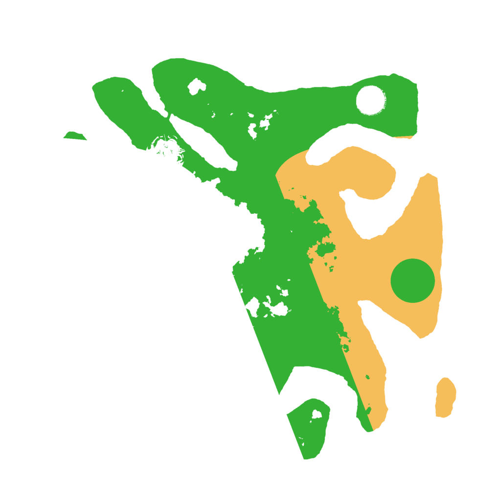 Biome Rust Map: Barren, Size: 3000, Seed: 994377