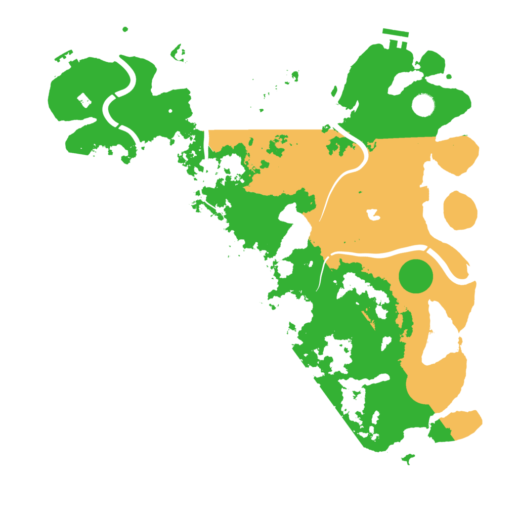 Biome Rust Map: Procedural Map, Size: 4000, Seed: 979818859