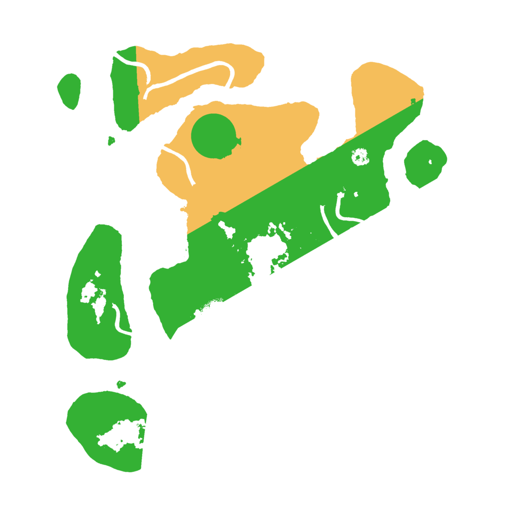 Biome Rust Map: Procedural Map, Size: 3000, Seed: 389522