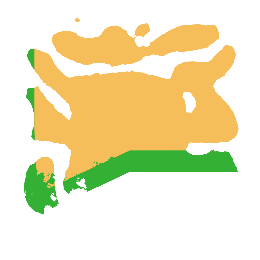 Biome Rust Map: Barren, Size: 3500, Seed: 69716490